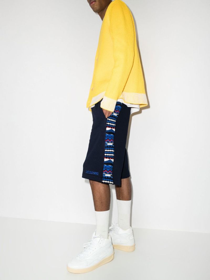 Crochet Panelled Knee-length Shorts
