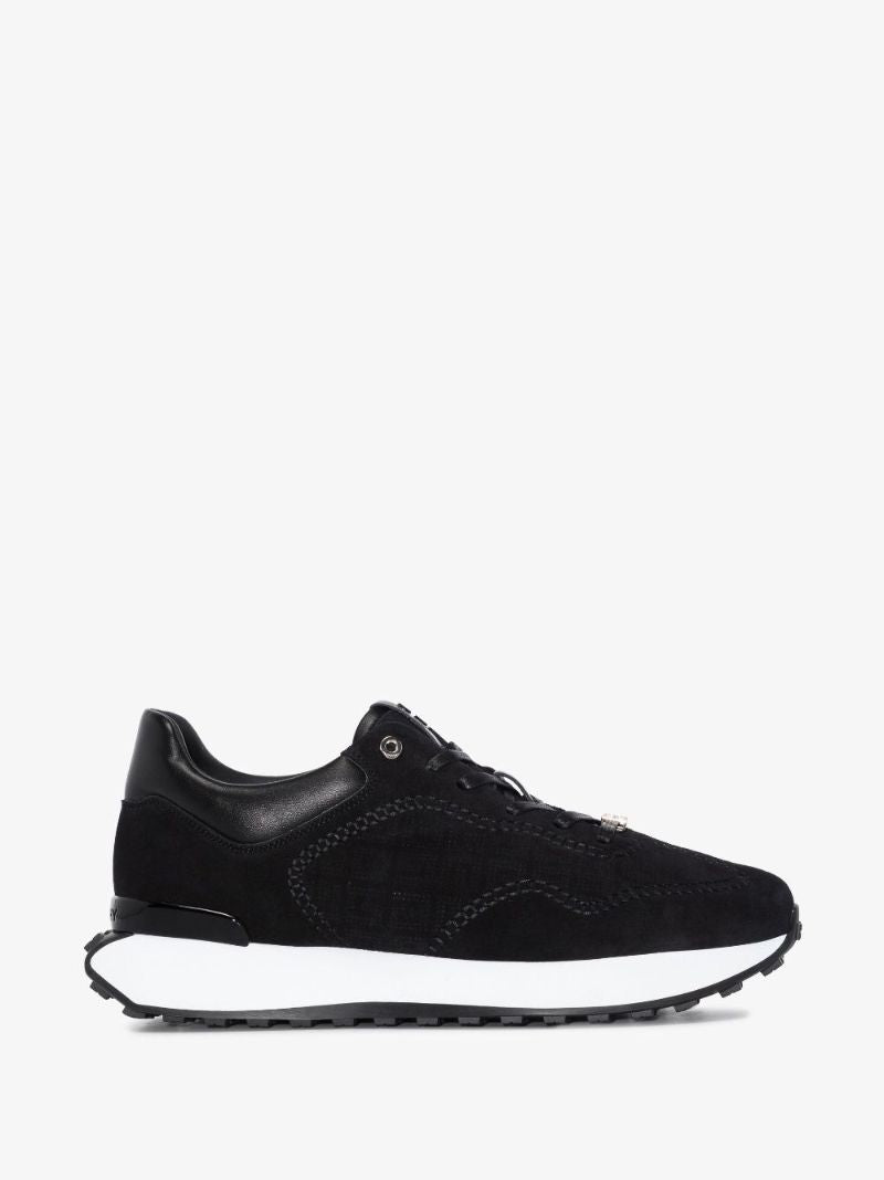 Black Giv CraftÃ_x0082_Â runner Low Top Suede Sneakers