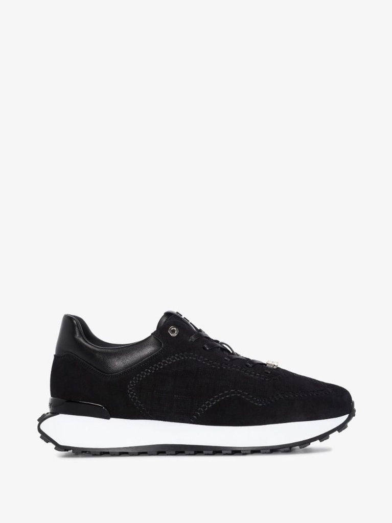 Black Giv CraftÃ_x0082_Â runner Low Top Suede Sneakers