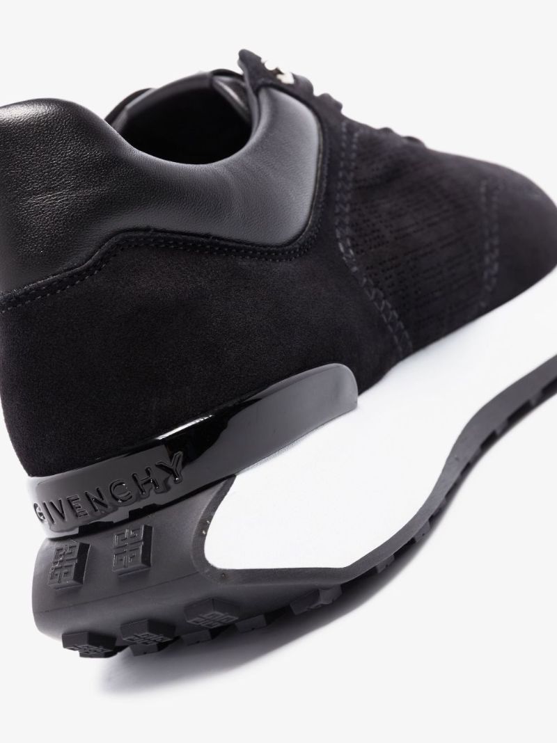 Black Giv CraftÃ_x0082_Â runner Low Top Suede Sneakers