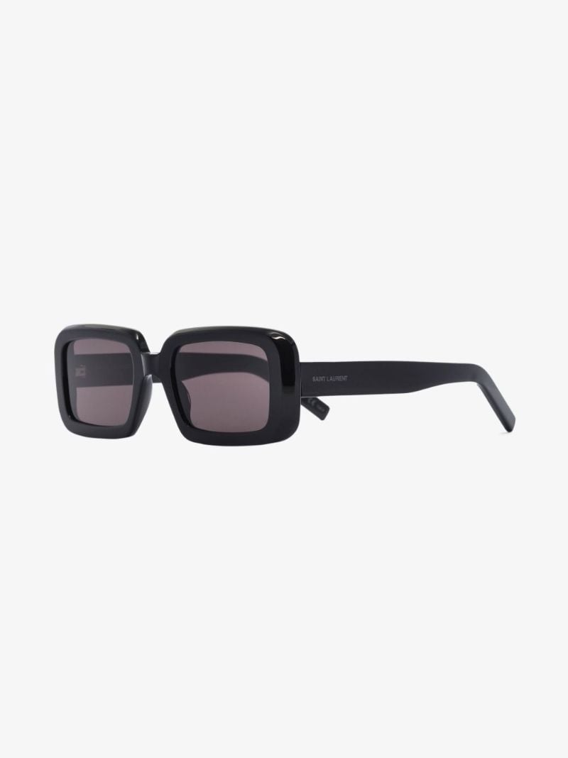 Black Rectangle Frame Sunglasses