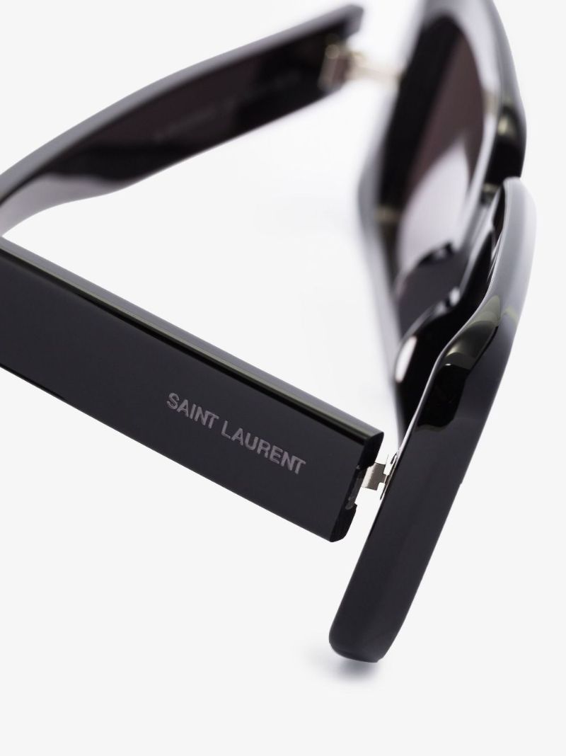 Black Rectangle Frame Sunglasses