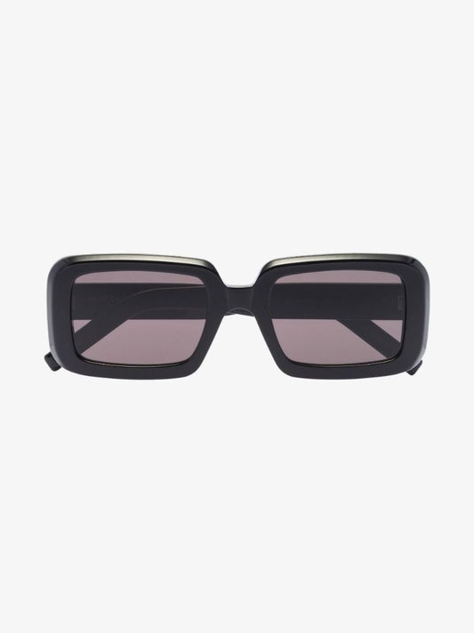 Black Rectangle Frame Sunglasses