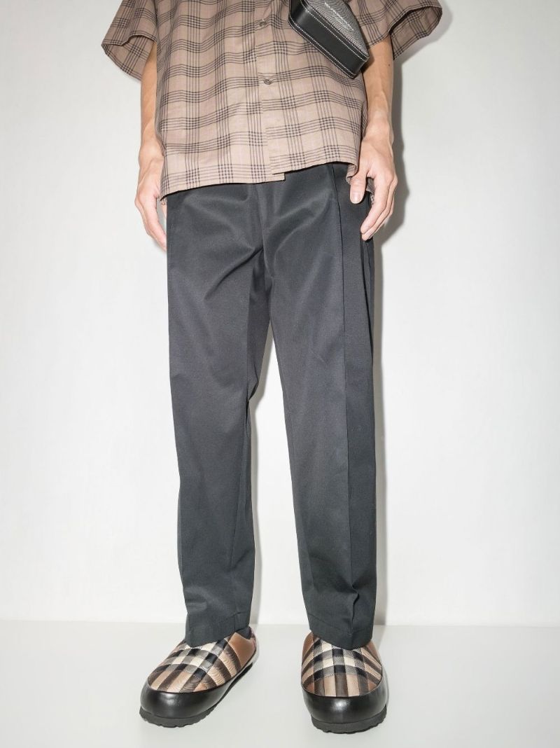 Brown Northaven Check Slippers