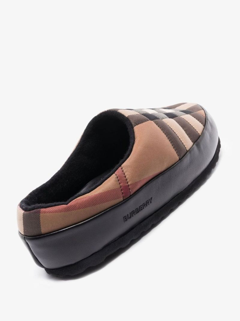 Brown Northaven Check Slippers