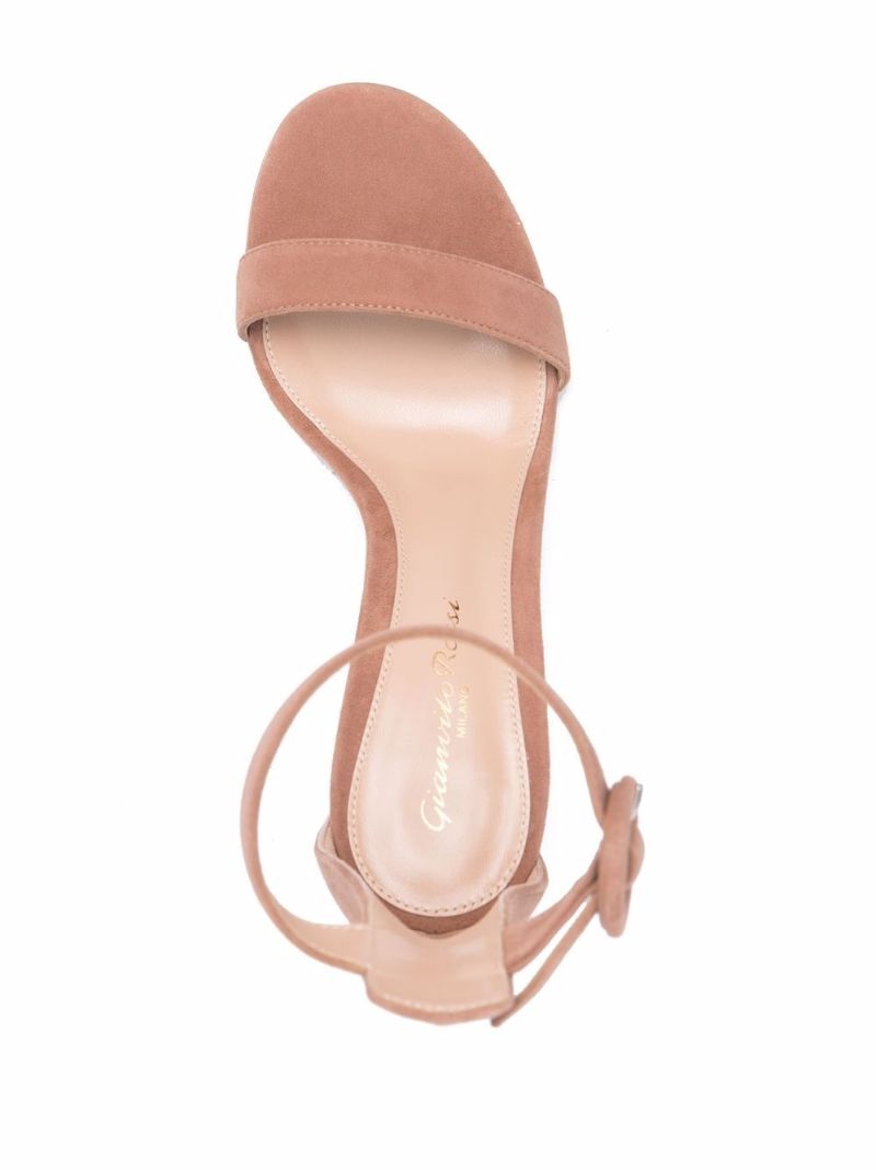 Brown Portofino 85 Suede Sandals