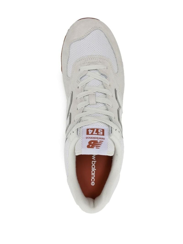 Grey 574 Low Top Leather Sneakers