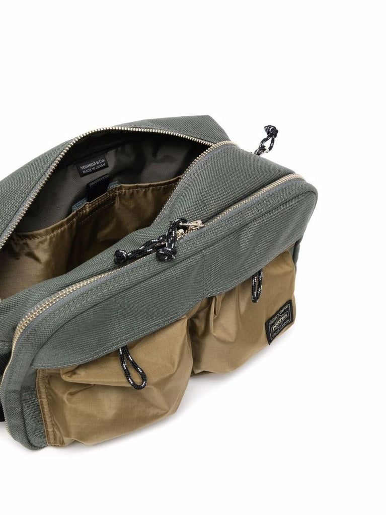 Grey Multi Compartment Belt Bag