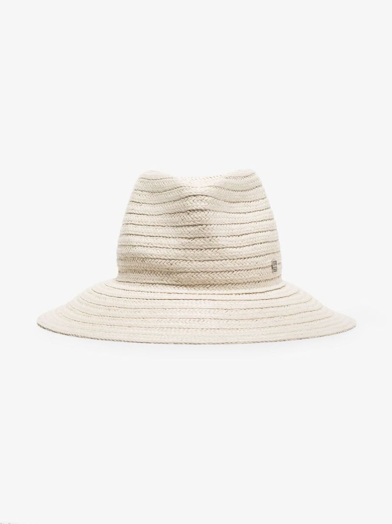 Neutral Panama Raffia Bucket Hat
