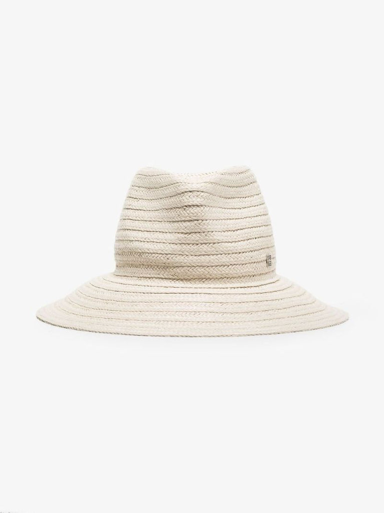 Neutral Panama Raffia Bucket Hat