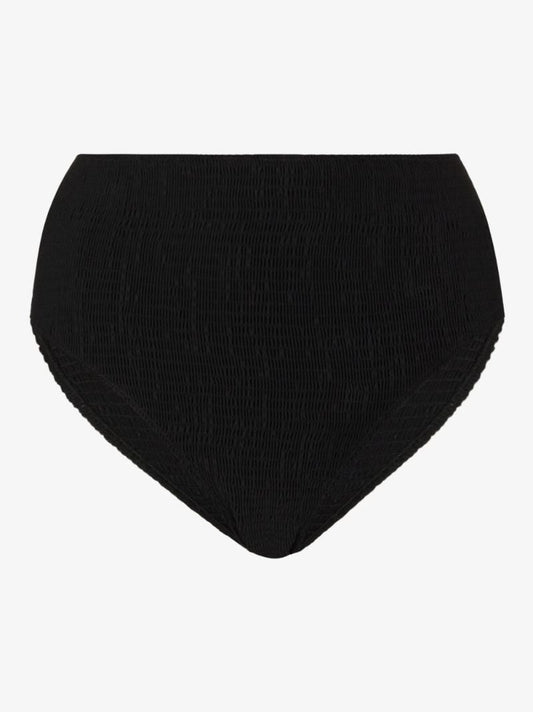 Black High-rise Bikini Bottoms