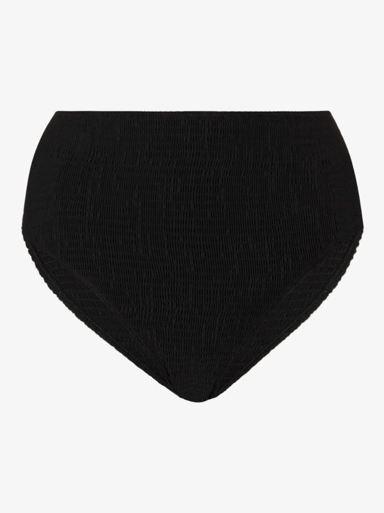 Black High-rise Bikini Bottoms