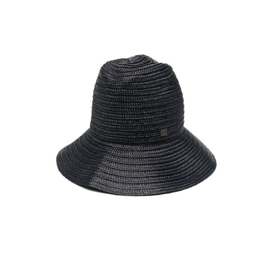 Black Panama Woven Sun Hat
