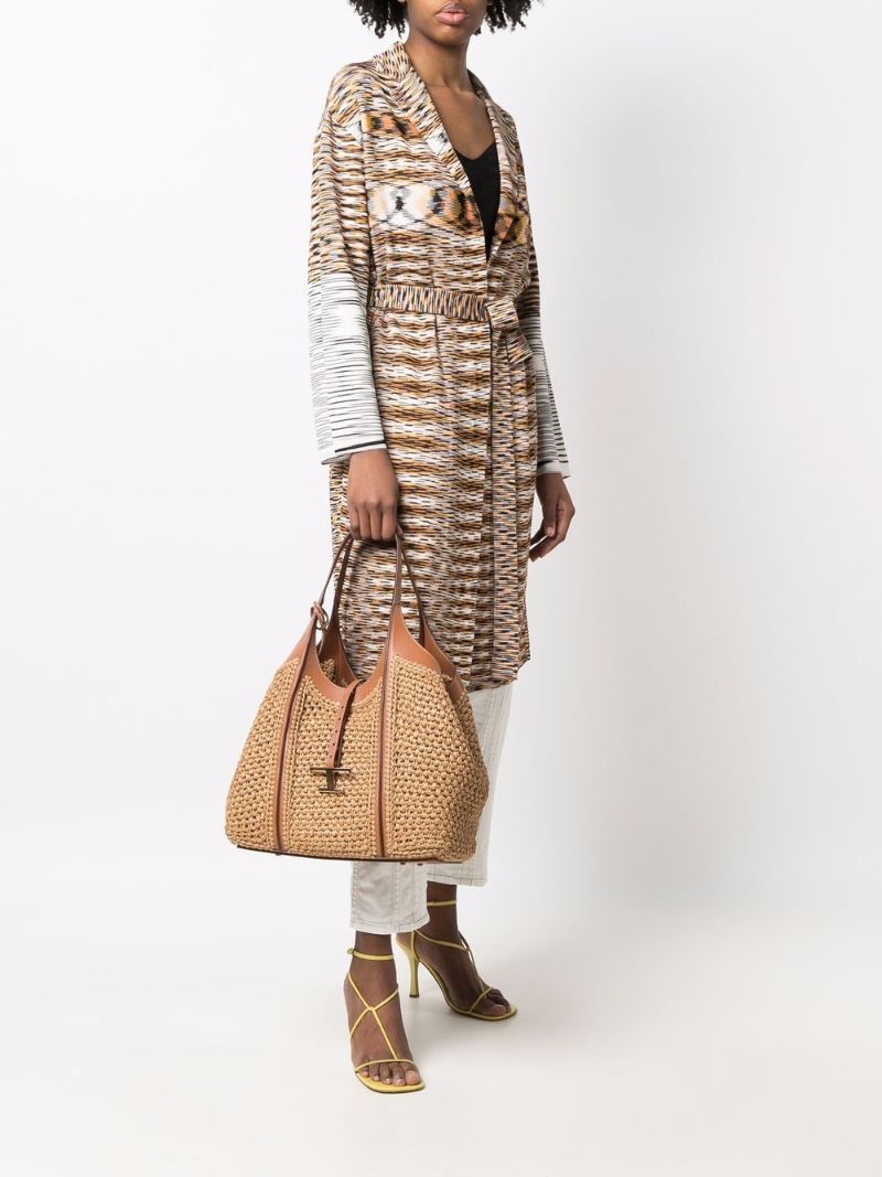 Neutral Timeless Raffia Tote Bag