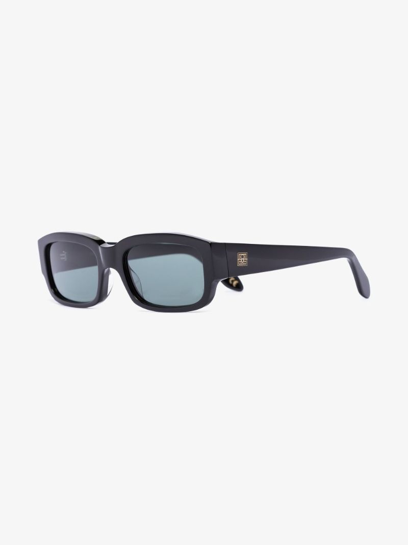 Black the Regulars Rectangular Sunglasses