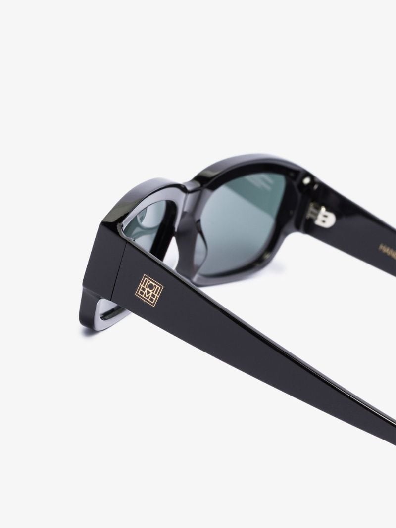 Black the Regulars Rectangular Sunglasses
