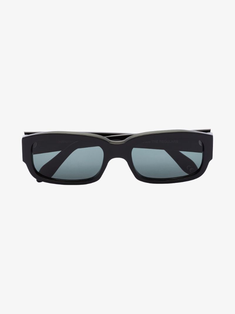 Black the Regulars Rectangular Sunglasses