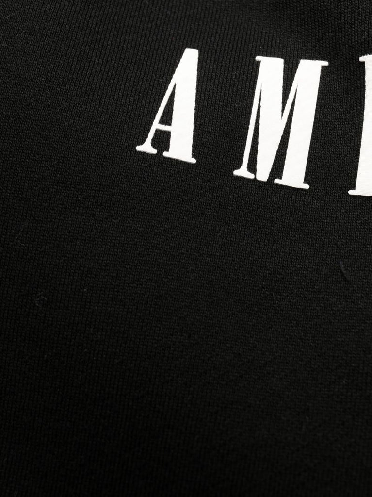 Black Logo Cotton Track Pants