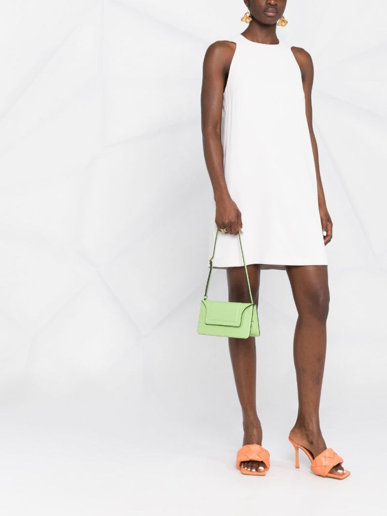 Green Penelope Mini Leather Shoulder Bag