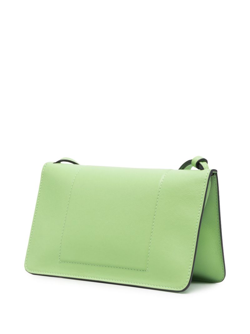 Green Penelope Mini Leather Shoulder Bag