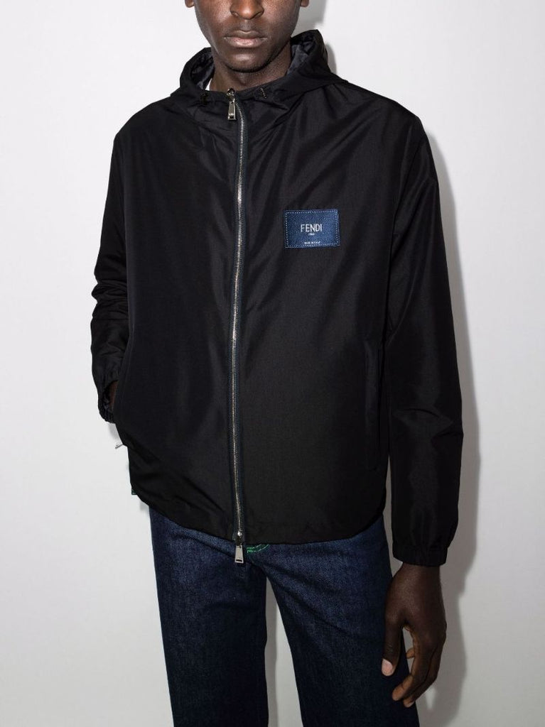 Reversible Logo Windbreaker Jacket