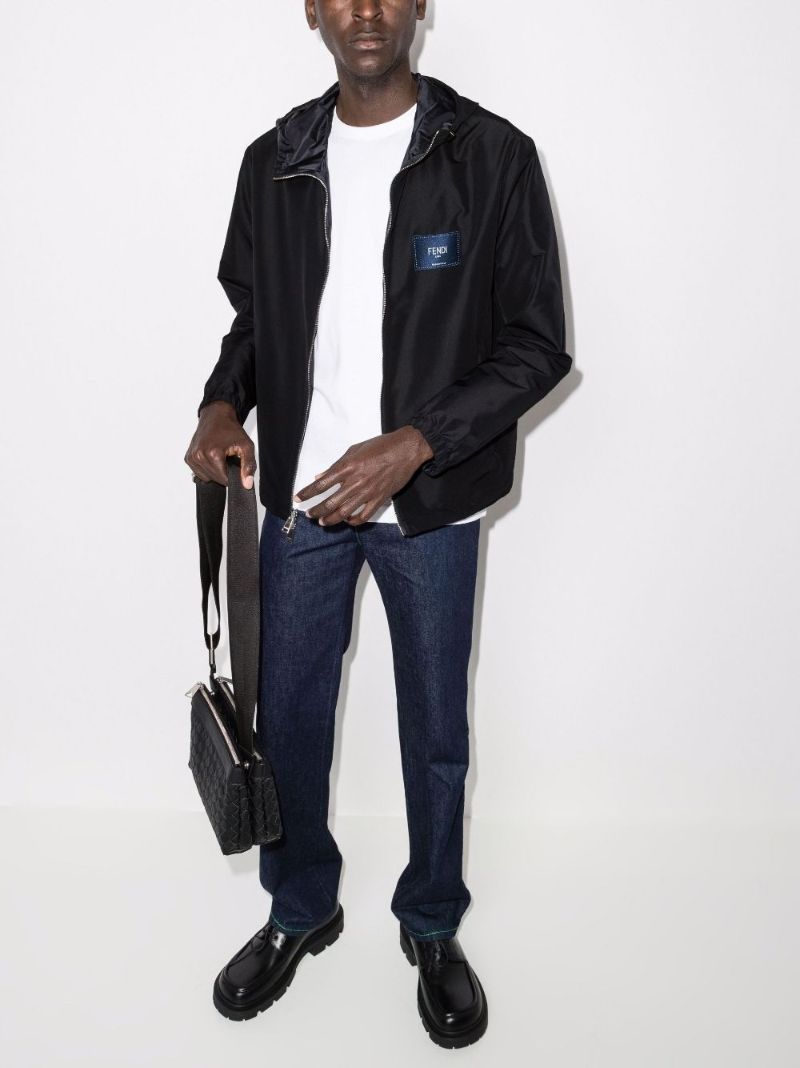 Reversible Logo Windbreaker Jacket