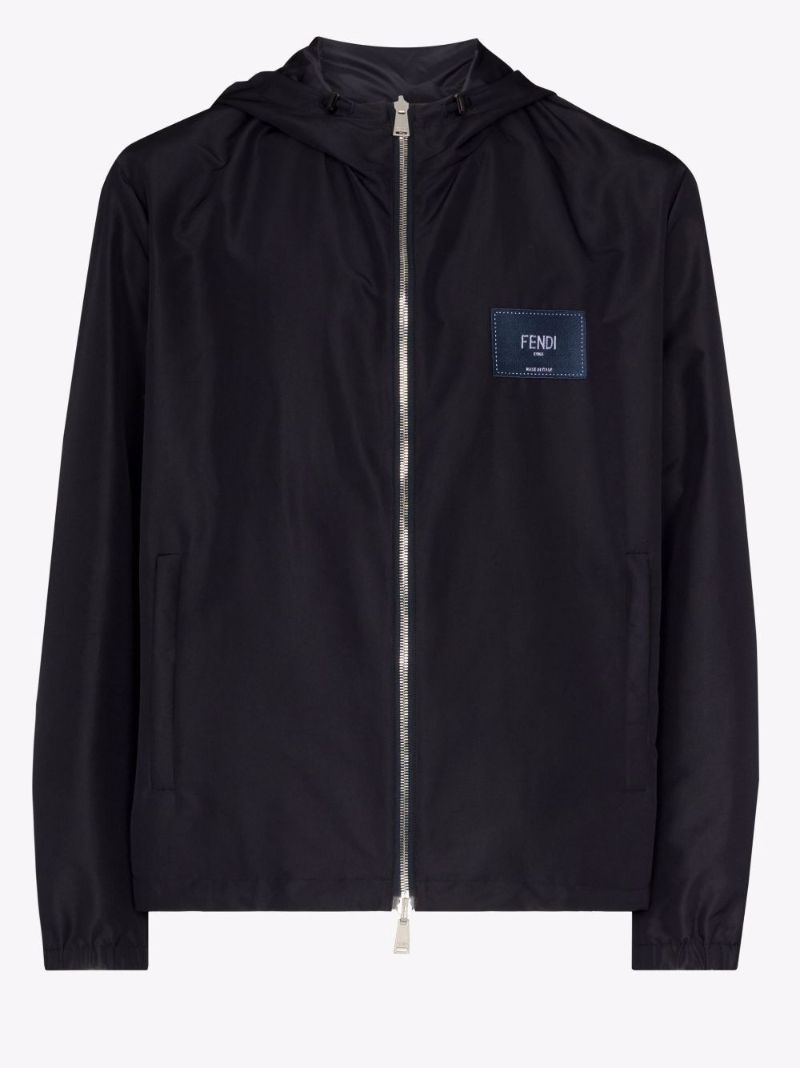 Reversible Logo Windbreaker Jacket
