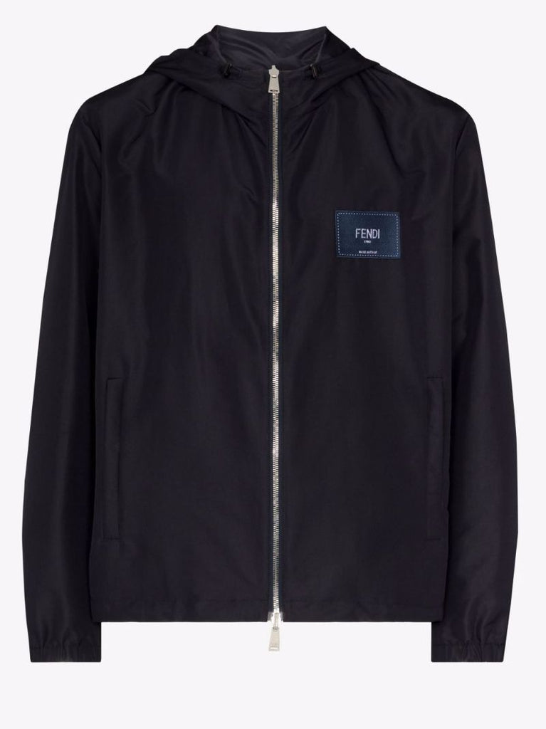 Reversible Logo Windbreaker Jacket
