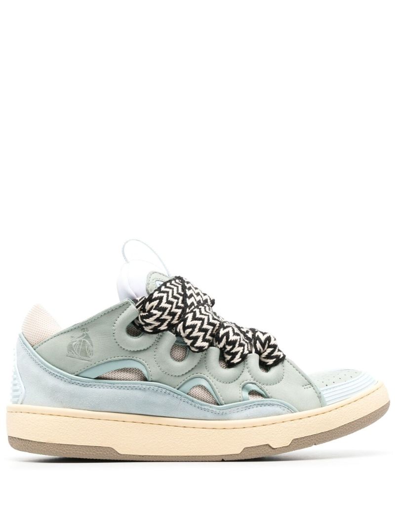 Blue Curb Low Top Sneakers