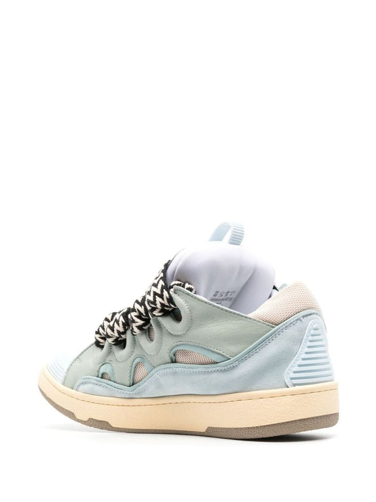 Blue Curb Low Top Sneakers