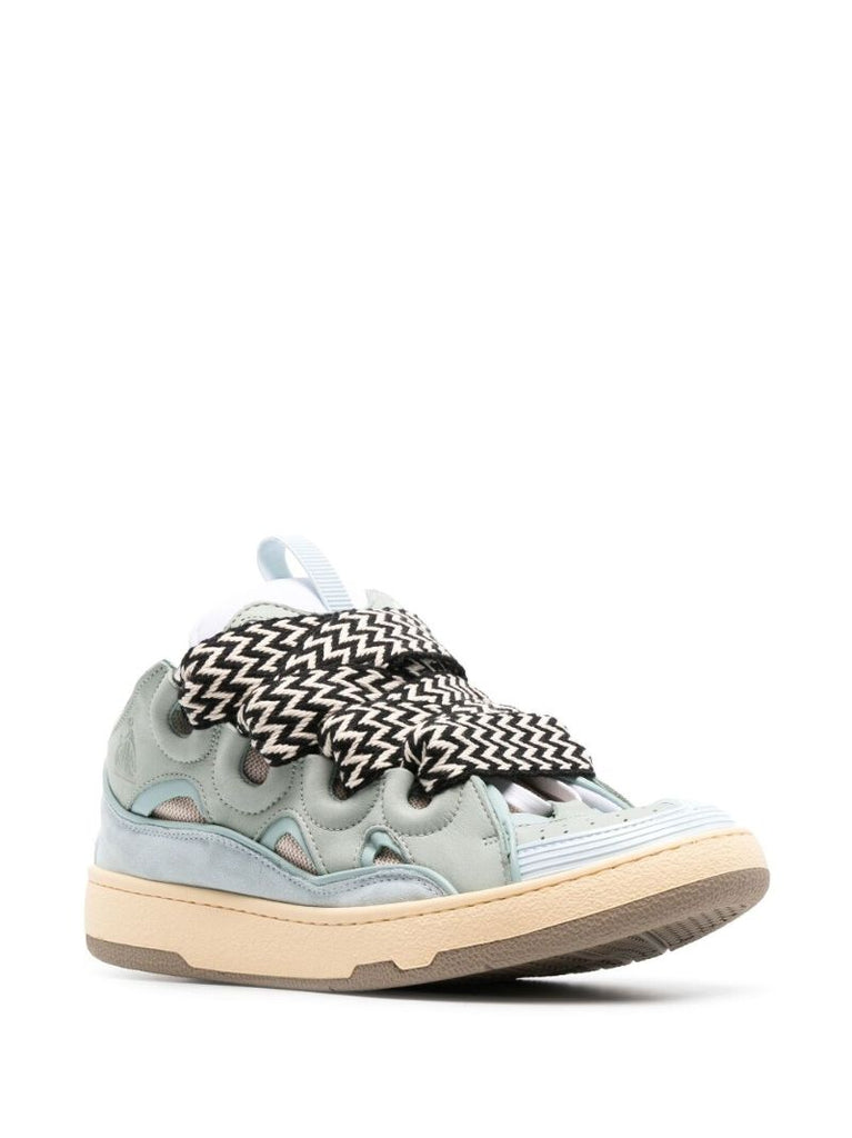 Blue Curb Low Top Sneakers