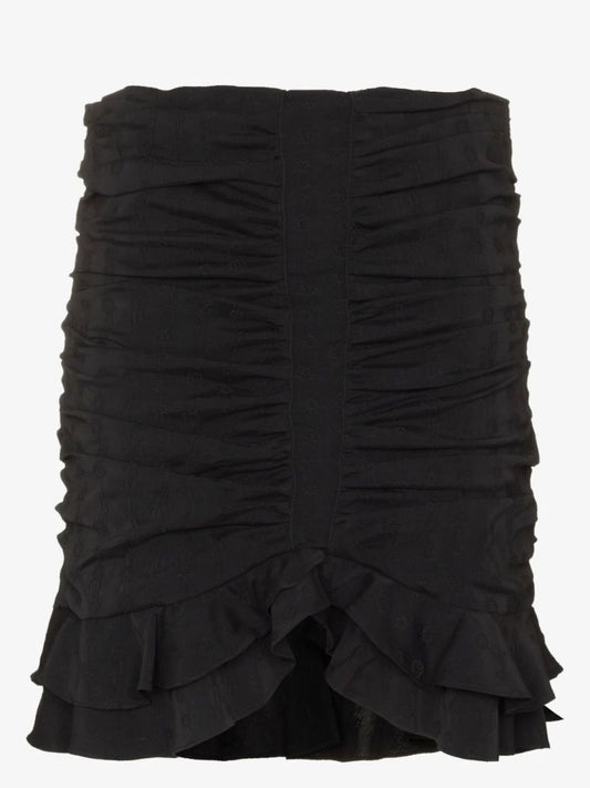 Milendi Ruched Mini Skirt