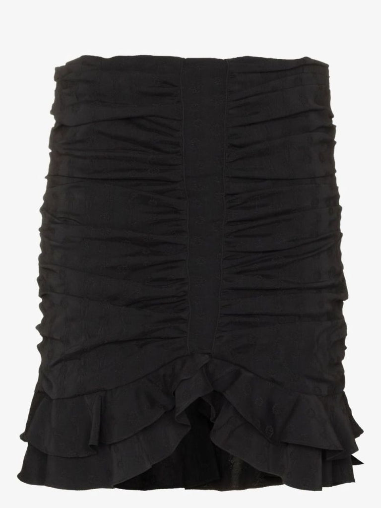Milendi Ruched Mini Skirt