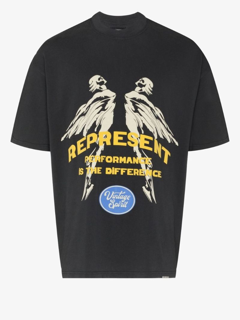 Vintage Spirit Printed Cotton T-shirt