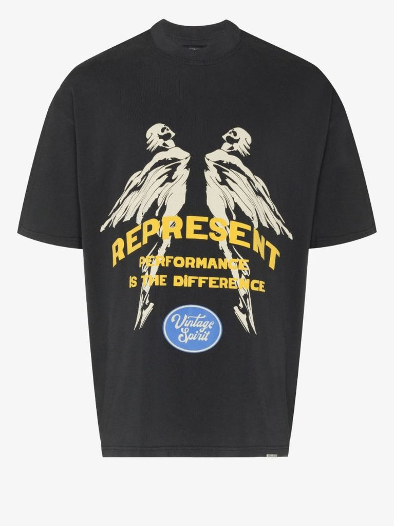 Vintage Spirit Printed Cotton T-shirt