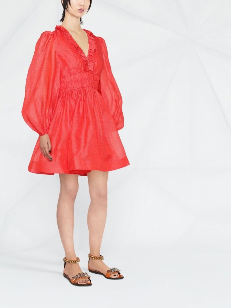 Prima Long Sleeve Mini Dress