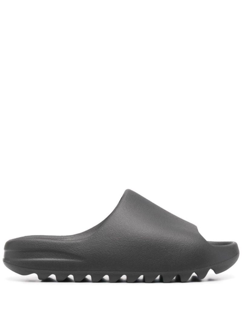 Black Rubber Slides