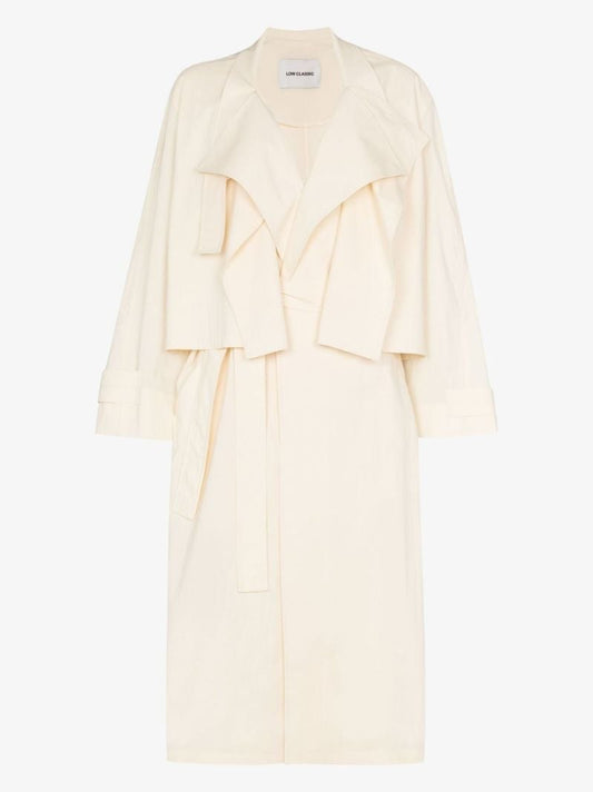 Double Collar Trench Coat