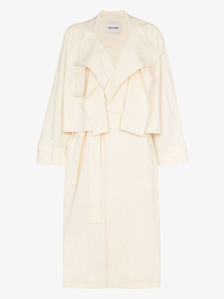 Double Collar Trench Coat