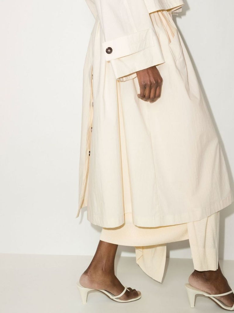 Double Collar Trench Coat