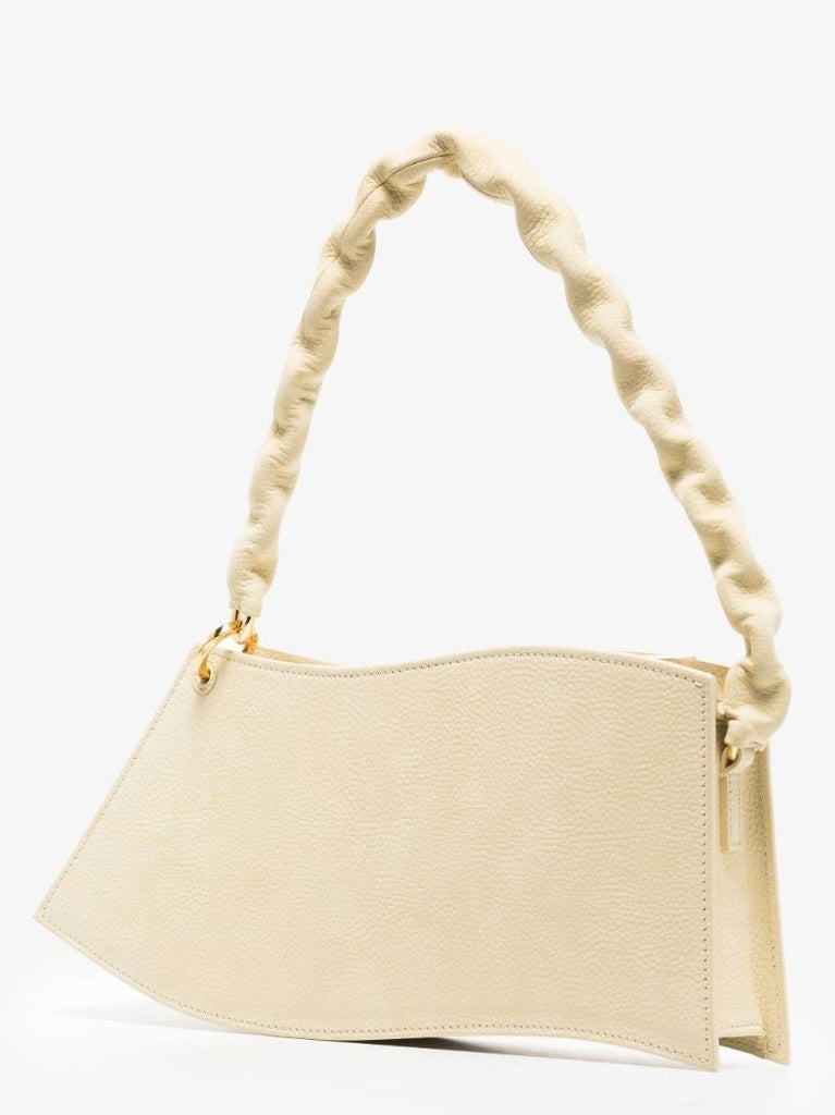 Neutral La Vague Leather Shoulder Bag