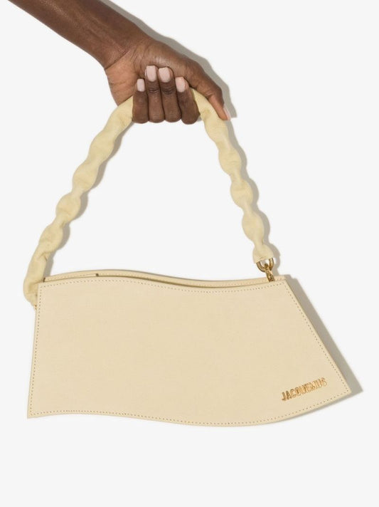 Neutral La Vague Leather Shoulder Bag