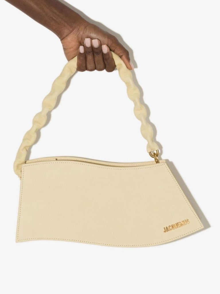 Neutral La Vague Leather Shoulder Bag