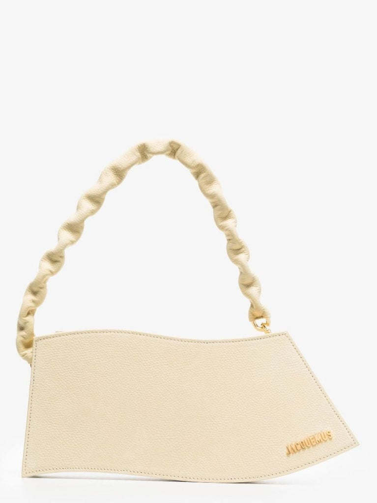 Neutral La Vague Leather Shoulder Bag