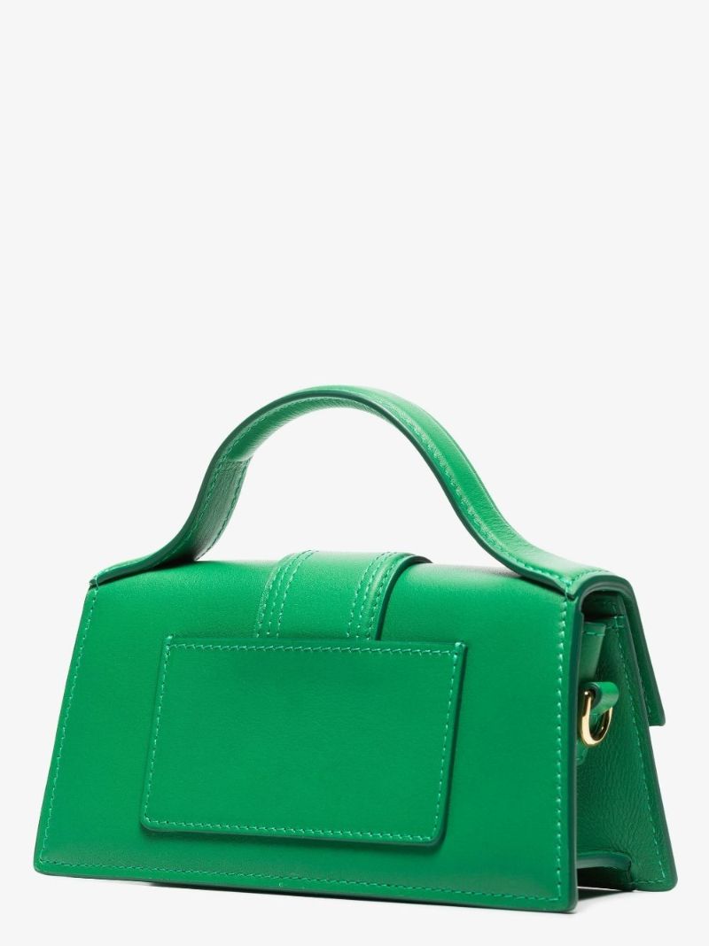 Green Le Bambino Leather Cross Body Bag