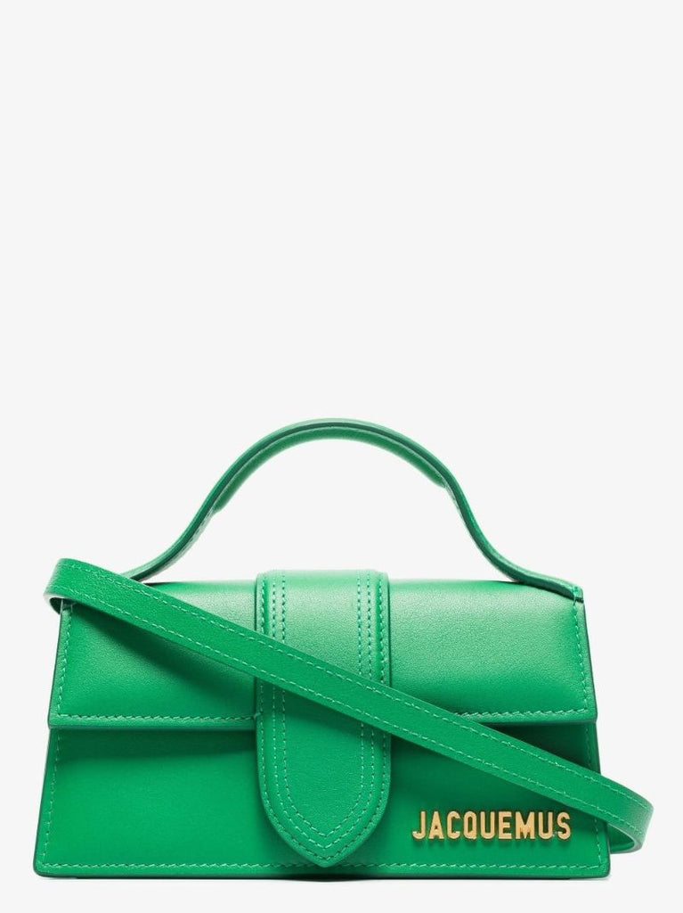 Green Le Bambino Leather Cross Body Bag