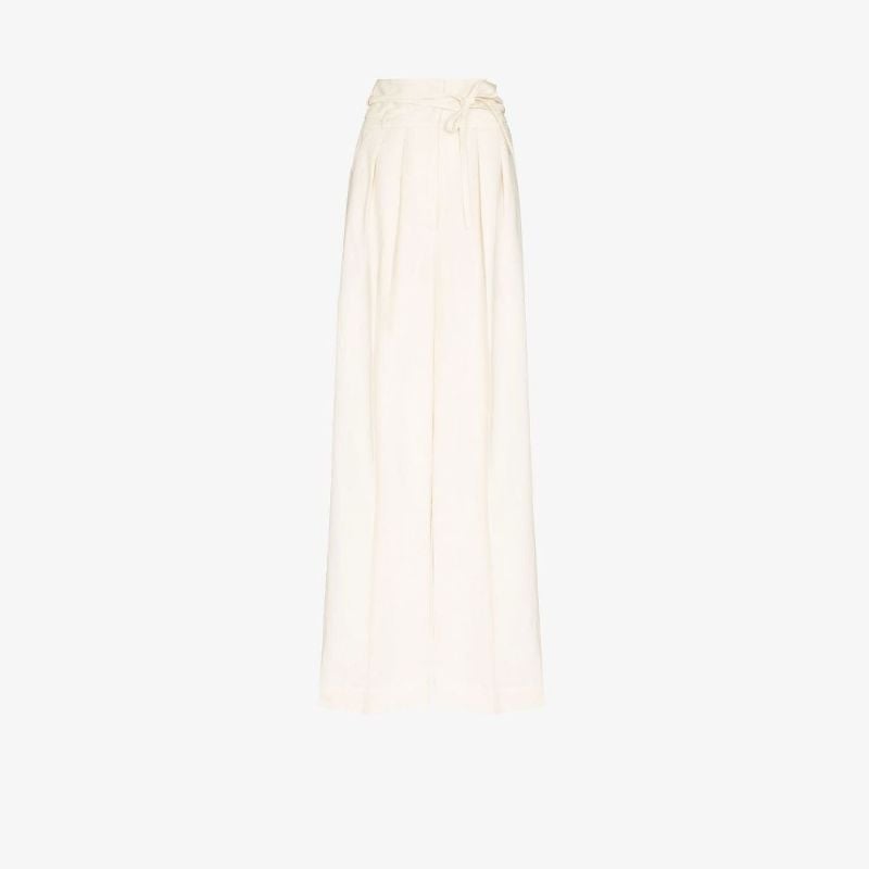 High Waist Belted Trousers