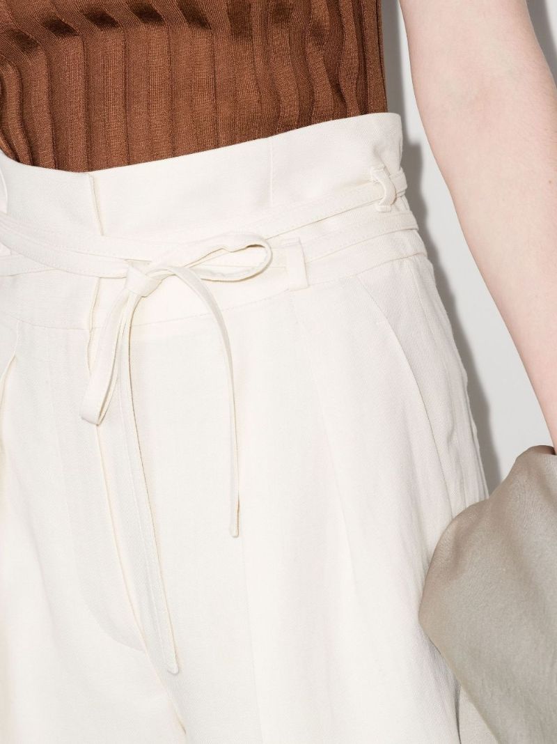 High Waist Belted Trousers