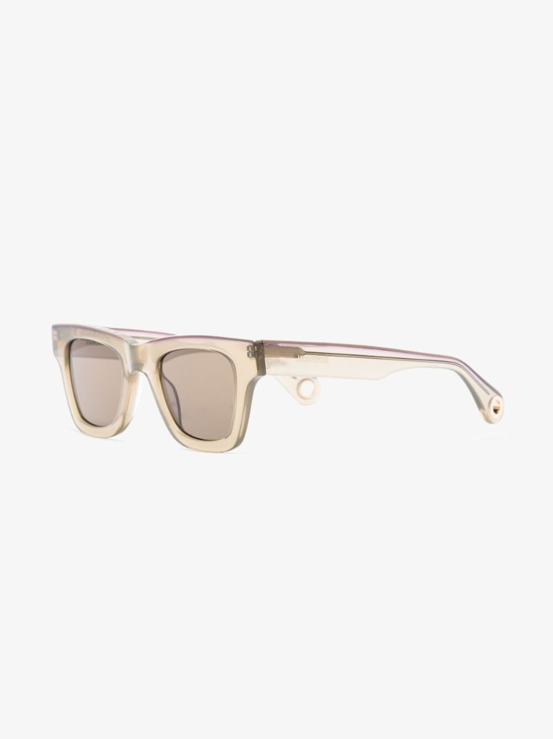 Green Les Lunettes D Frame Sunglasses
