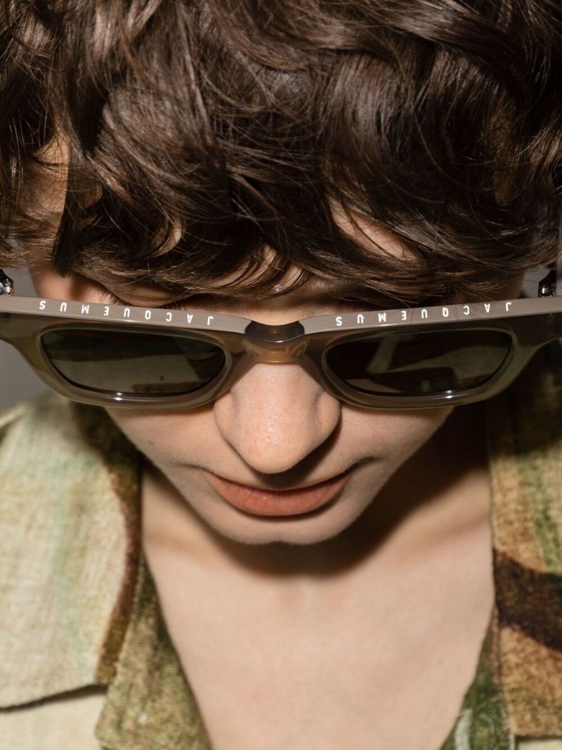 Green Les Lunettes D Frame Sunglasses